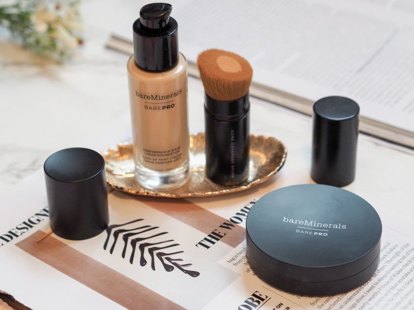 Bsreminerals bare pro liquid and powder foundation